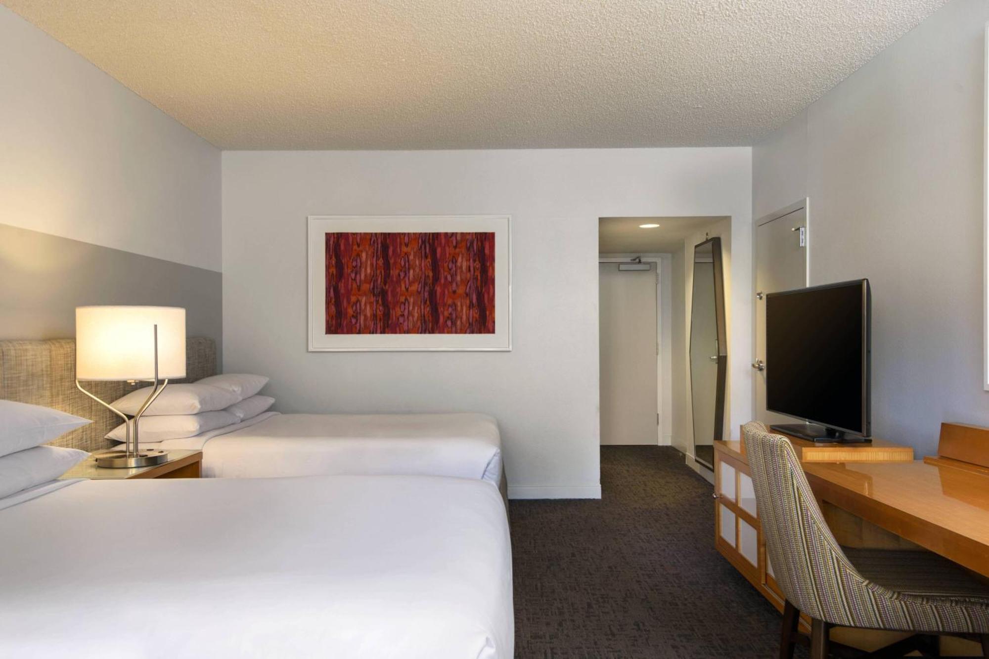 Double Room with Two Queen Beds - Pool View (No Resort Fees)
